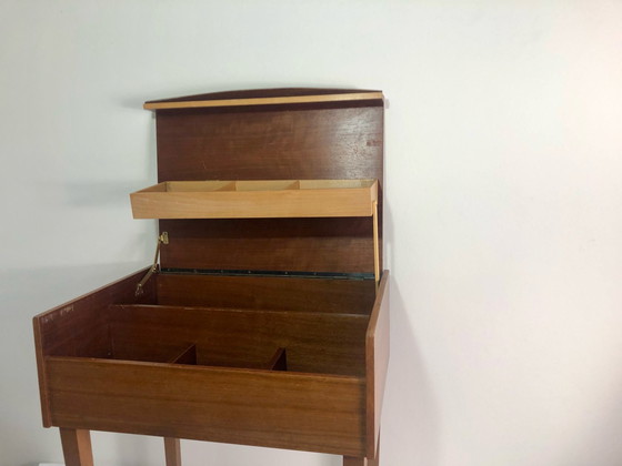 Image 1 of Danish sewing cabinet