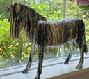 Escultura "Cebra" de Patrick Hugonnot