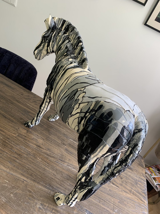 Image 1 of Sculpture "Zebra" de Patrick Hugonnot