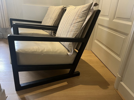 2x Fauteuils Maxalto Clio de B&B Italia