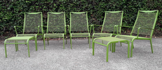 Image 1 of 5x Apple Bee Hawaii garden chairs