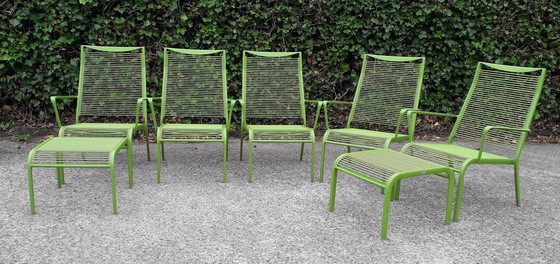 Image 1 of 5x Apple Bee Hawaii garden chairs