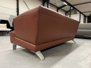 Divano Rolf Benz 2300 a 3 posti in pelle marrone