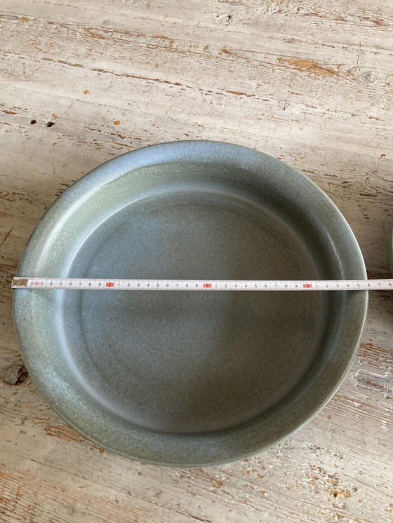 Image 1 of 2x ciotole vintage grandi in ceramica fatte a mano