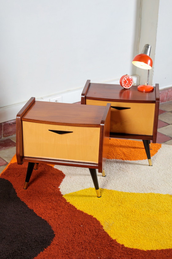 Image 1 of Comodini vintage rockabilly