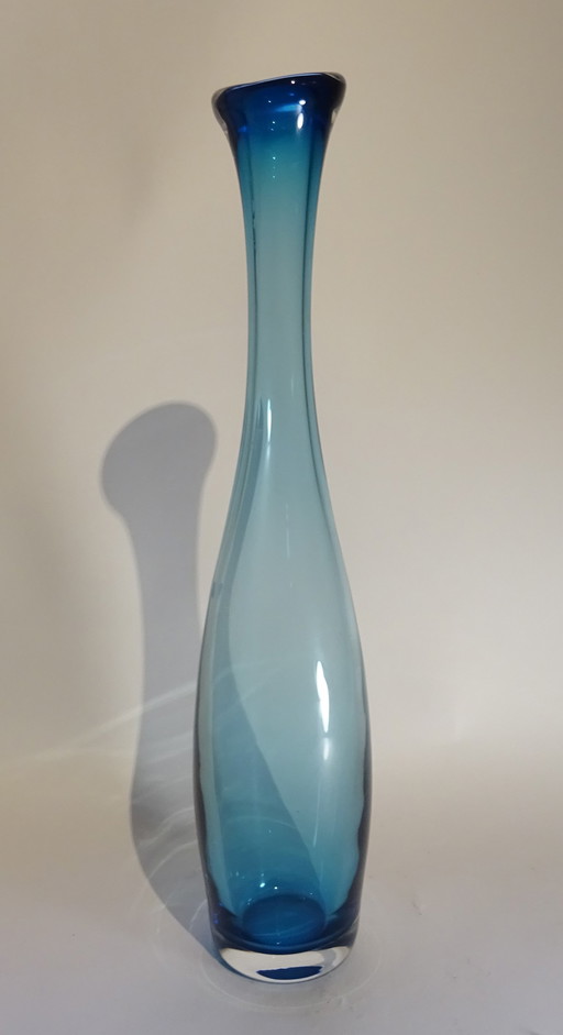 Siem van der Marel Iris bottle blue