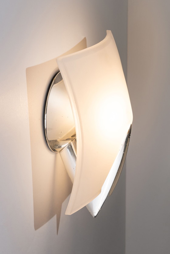 Image 1 of Tre Ci Luce P. Bistacchi & L. Stano Wing wall lamp