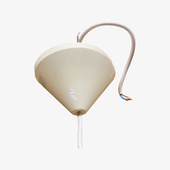 Image 1 of White Retro Swedish Hanging Light