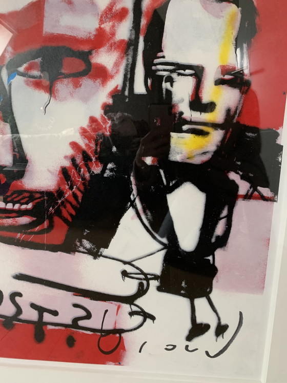 Image 1 of Herman Brood screen print named The Most