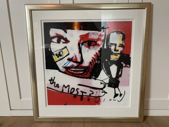 Image 1 of Herman Brood screen print named The Most