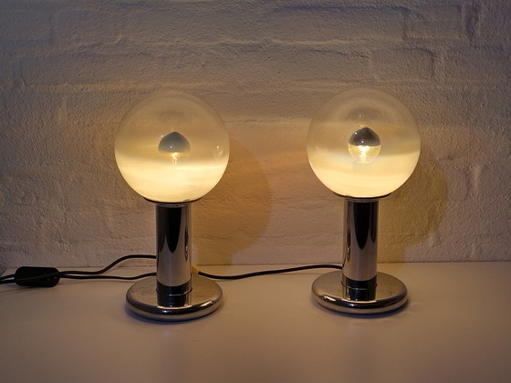 Image 1 of 2x Targetti Sankey table lamps