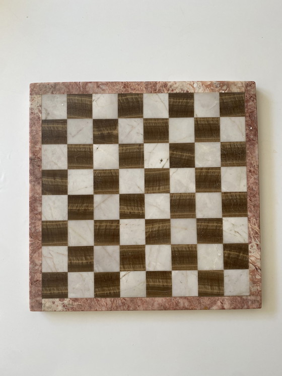 Image 1 of Onyx marble chessboard