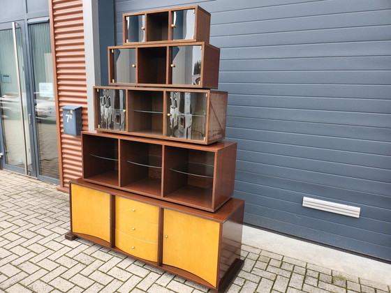 Image 1 of Acerbis by Mario Bellini Onda Quadra 818 bookcase