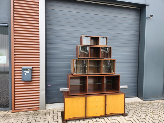 Image 1 of Acerbis by Mario Bellini Onda Quadra 818 bookcase