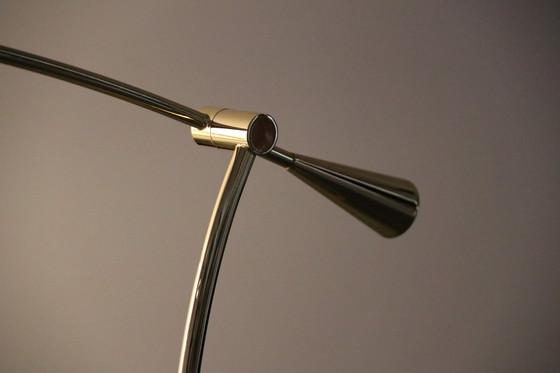 Image 1 of 2x desk or table lamps in brass by Massive - Belgium - 1980's