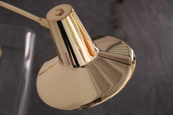 Image 1 of 2x desk or table lamps in brass by Massive - Belgium - 1980's