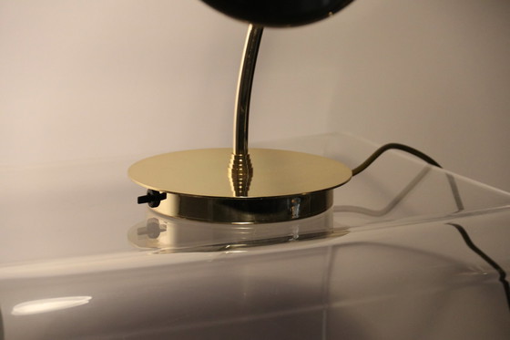 Image 1 of 2x desk or table lamps in brass by Massive - Belgium - 1980's