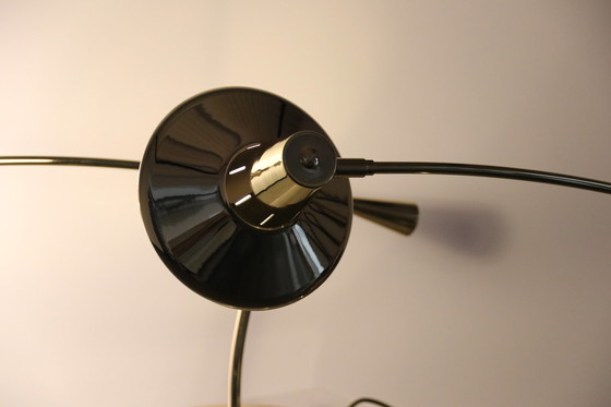 Image 1 of 2x desk or table lamps in brass by Massive - Belgium - 1980's