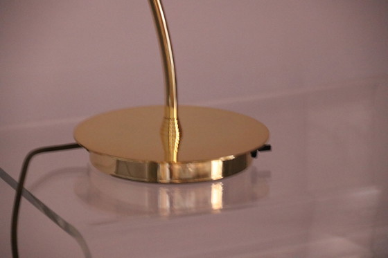 Image 1 of 2x desk or table lamps in brass by Massive - Belgium - 1980's