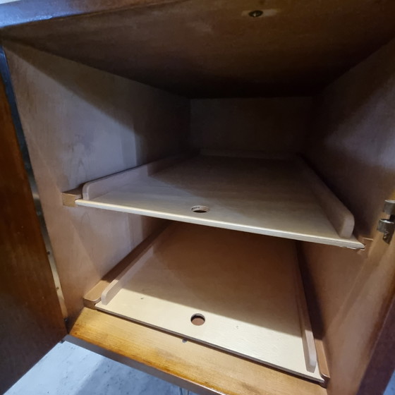 Image 1 of Small Teak Hairpin Writing Desk by Tijsseling from Tijsseling Nijkerk, 1950s