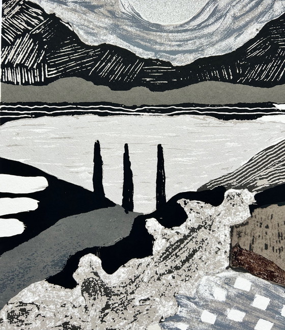 Image 1 of Ronald Boonacker - Serigrafia Night Sky II