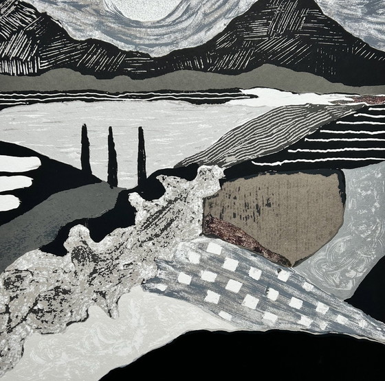 Image 1 of Ronald Boonacker - Serigrafia Night Sky II