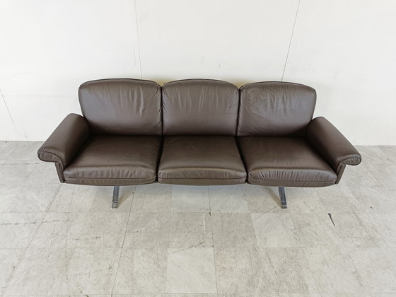 Image 1 of De sede DS31 sofa in brown leather, 1970s