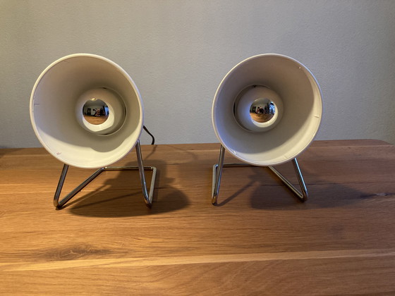 Image 1 of 2x Philips vintage table lamp