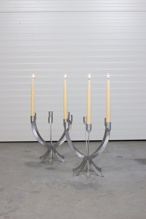 Aluminum candlesticks Sigga Heimis