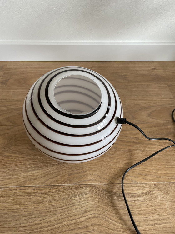 Image 1 of Ilu Di Vetro Swirl Table Lamp