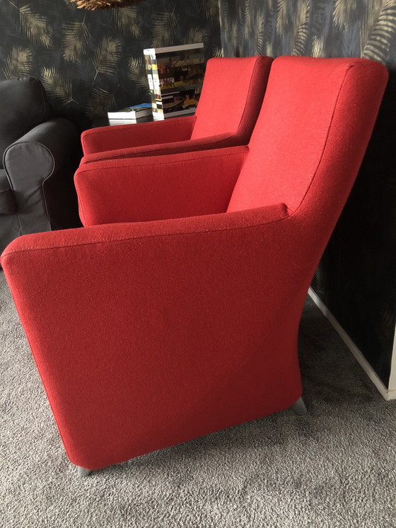 Image 1 of 2x Leolux armchairs