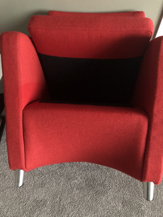 Image 1 of 2x Leolux armchairs