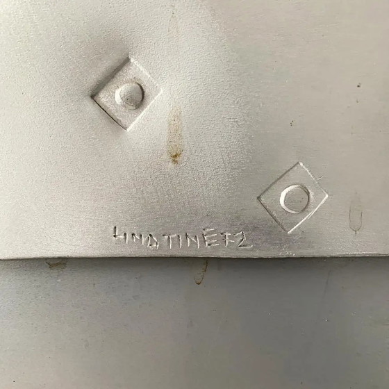 Image 1 of Lino Tiné abstract steel sculpture