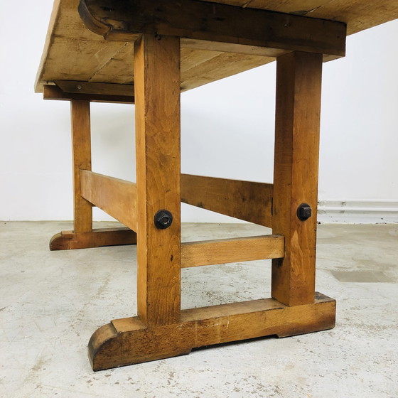 Image 1 of Wooden workshop table