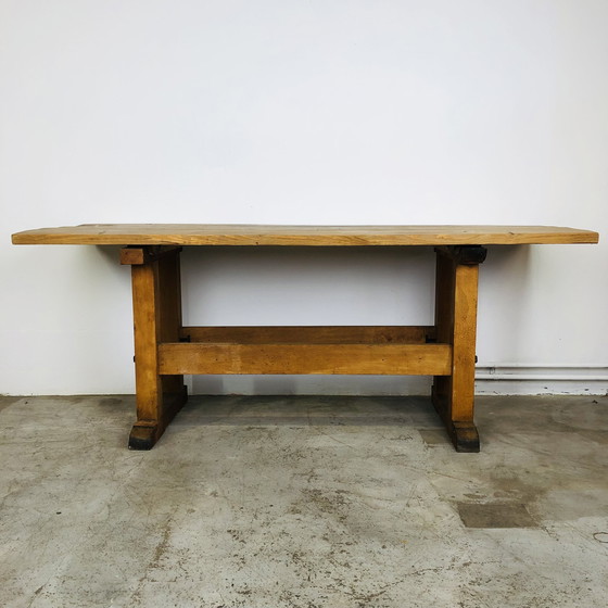 Image 1 of Wooden workshop table