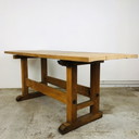 Table d'atelier en bois