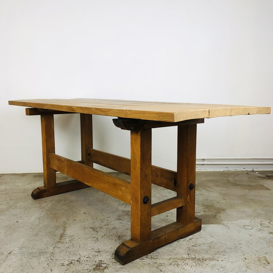 Image 1 of Wooden workshop table