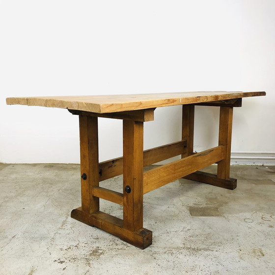 Image 1 of Wooden workshop table