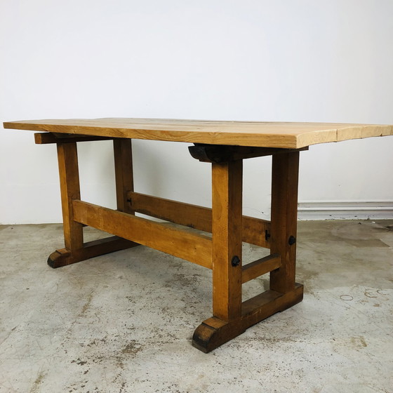 Image 1 of Wooden workshop table