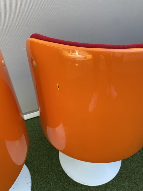 Image 1 of Space age chairs set with table