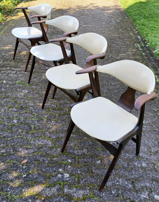 Image 1 of 4 sedie da pranzo vintage anni '60