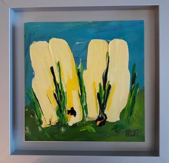 Image 1 of Ad van Hassel - Tulips - Painting