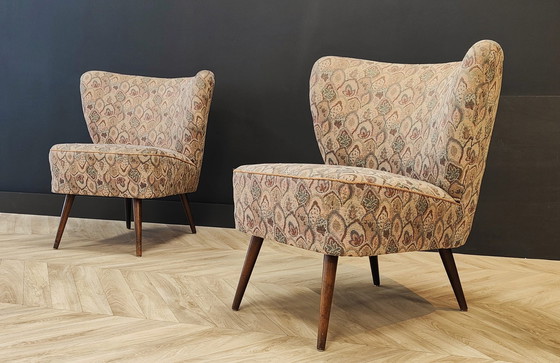 Image 1 of Deux chaises de cocktail Mid Century | Vintage - set 2 chaises