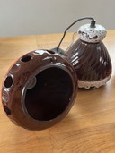 4x Herda ceramic hanging lamps