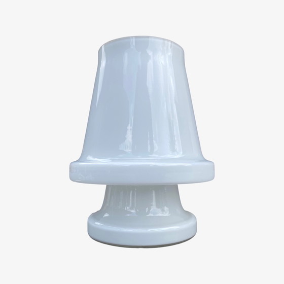 Image 1 of Lampe champignon vintage en verre