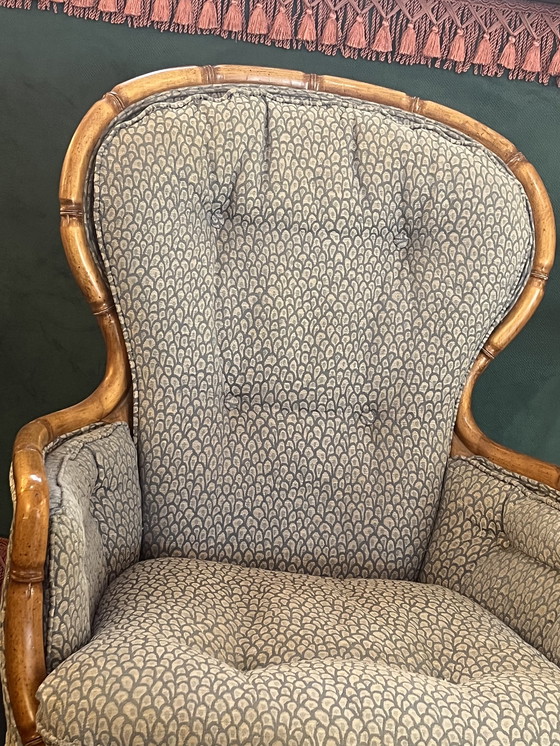 Image 1 of Giorgetti Italian armchair