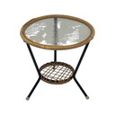 Tavolino Rohe Noordwolde con rattan