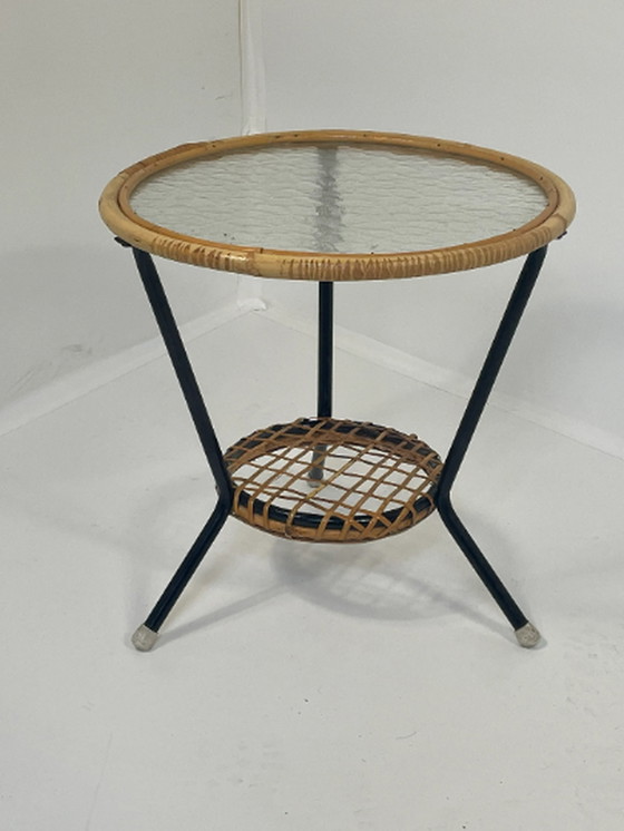 Image 1 of Tavolino Rohe Noordwolde con rattan
