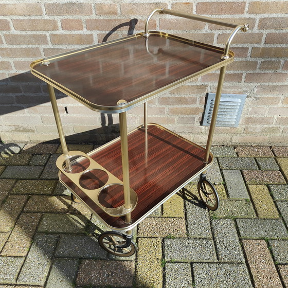 Image 1 of Chariot de service moderne Mid Century