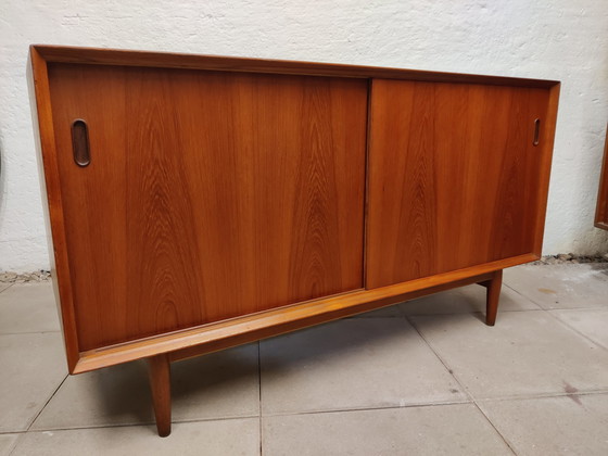 Image 1 of Buffet danois en teck no. OS11 par Arne Vodder pour Sibast Furniture